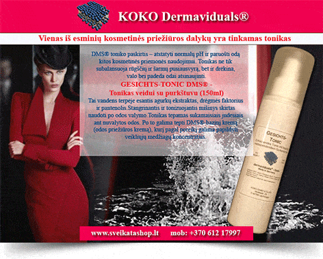 Tonikas veidui su DMS - GESICHTS-TONIC - dermaviduals® tonikas-veidui-su-purkstuvu-150-ml-dermaviduals-kosmetika-gesights-tonic