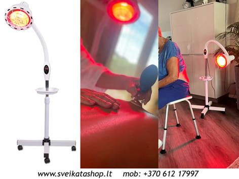 Liroma® 506 NIR spindulių lempa su 1 galvute liroma-raudonos-sviesos-nir-lempa-sveikatai