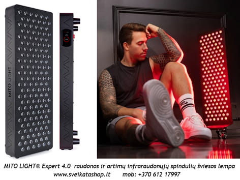MITO LIGHT Expert 4.0 raudonojo ir NIR šviesos lempa mito-light-raudonos-sviesos-nir-lempa-sveikatai