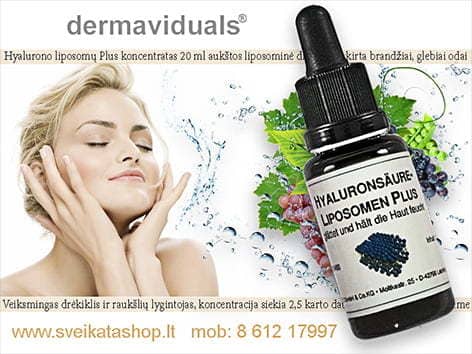 Hyalurono liposomų Plus koncentratas KOKO Dermaviduals® hyalurono-liposomu-plus-dermaviduals-giliai-drėkina-oda-lygina-raukšleles