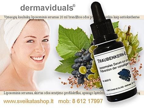 Vynuogių kauliukų liposominis serumas Koko Dermaviduals® vynuogiu-kauliuku-liposominis-serumas-koko-dermaviduals
