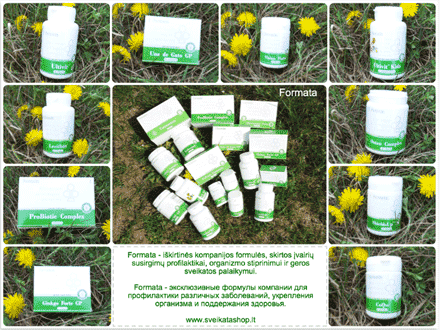 Formata - maisto papildai, vitaminai, Santegra JAV formata-išskirtinės-kompanijos-formulės-skirtos-ivairiu-susirgimu-profilaktikai-organizmo-stiprinimui-geros-sveikatos-palaikymui