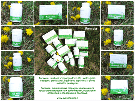 Formata - maisto papildai, vitaminai Santegra JAV formata-išskirtinės-kompanijos-formulės-skirtos-ivairiu-susirgimu-profilaktikai-organizmo-stiprinimui-geros-sveikatos-palaikymui