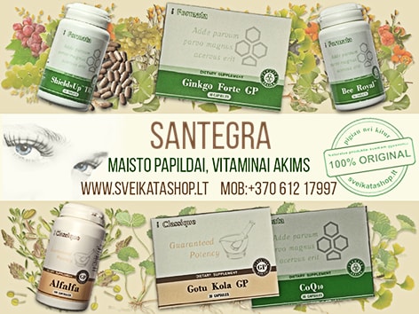 SANTEGRA maisto papildai AKIMS - REGĖJIMUI s"santegra-vitaminai-liuteimas-akims-stiprina-regejima-maitina-ragena-atsiliepimai"