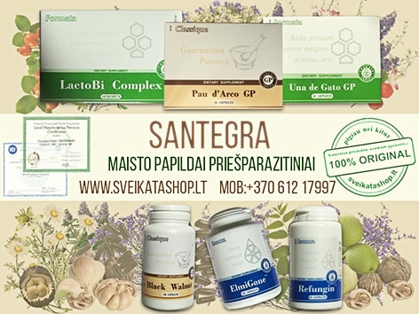 Santegra priešparazitiniai maisto papildai organizmo valymui santegra-priešparazitiniai-maisto-papildai-organizmo-valymui