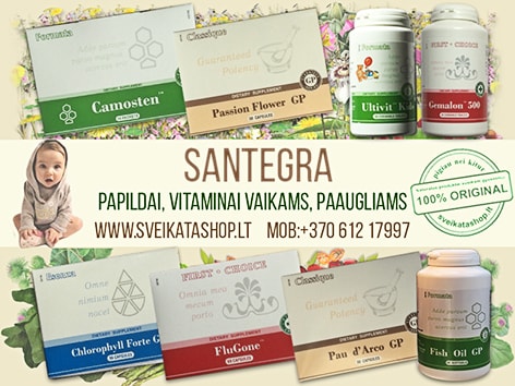 SANTEGRA - vitaminai VAIKAMS, MOKSLEIVIMAS santegra-vitaminai-vaikams-paaugliams-moksleiviams-nuolaidos